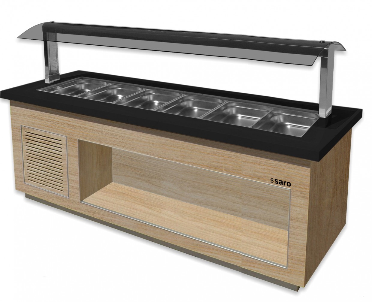 Heißes Buffet für 6x 1/1 GN, Modell PREMIUM LINE SB-H230 OAK