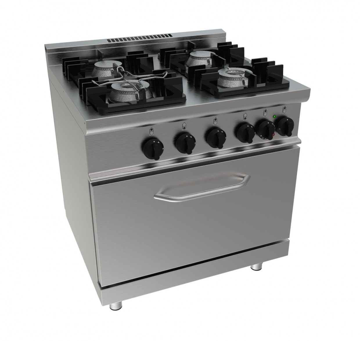 Gasherd mit Elektrobackofen Modell E7/KUPG4LE