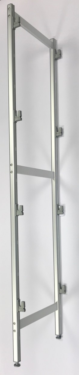 Aluminium Seitenteil für 373er Tiefe / Höhe 1700mm