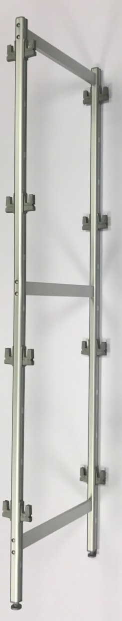 Aluminium Mittelteil für 373er Tiefe / Höhe 1700mm